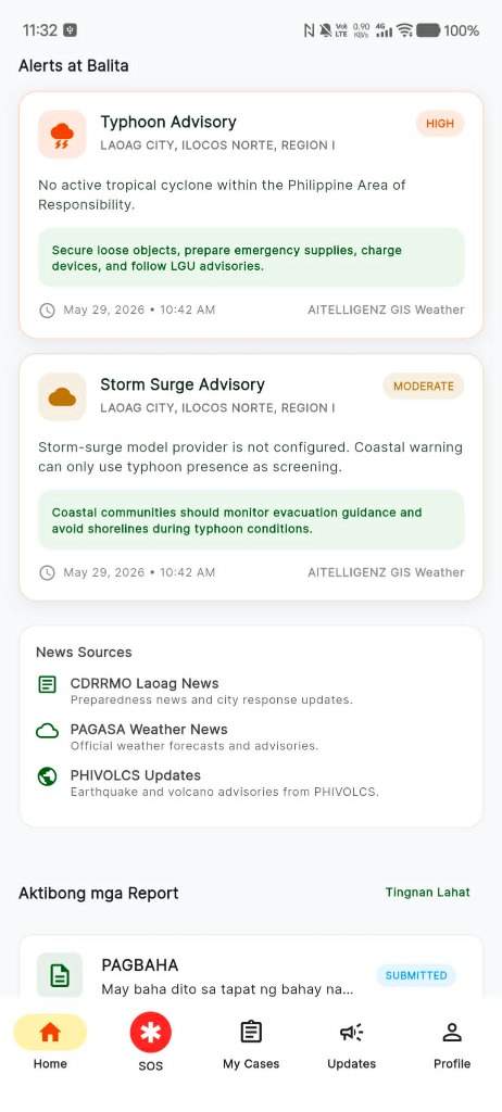 Konektizen Feed and Citizen Reporting View